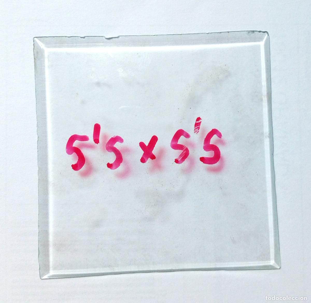 Spare Parts for Watches: ⏰ CRISTAL BOMBE BISELADO DE 5,5 cm. x 5,5 cm. PARA RELOJ, RADIO O APARATO.