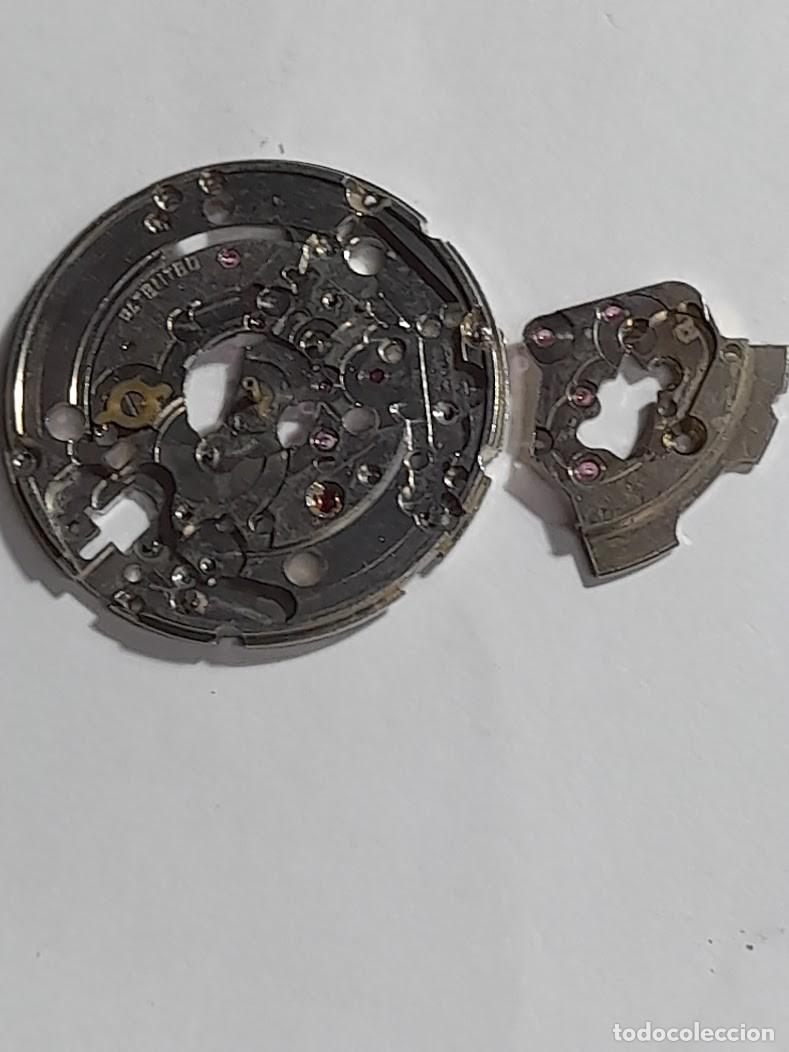 Pi&egrave;ces de rechange de montres et horloges: ETA - 2879 - ptna. base + pte. de rodaje - (cd-7042)