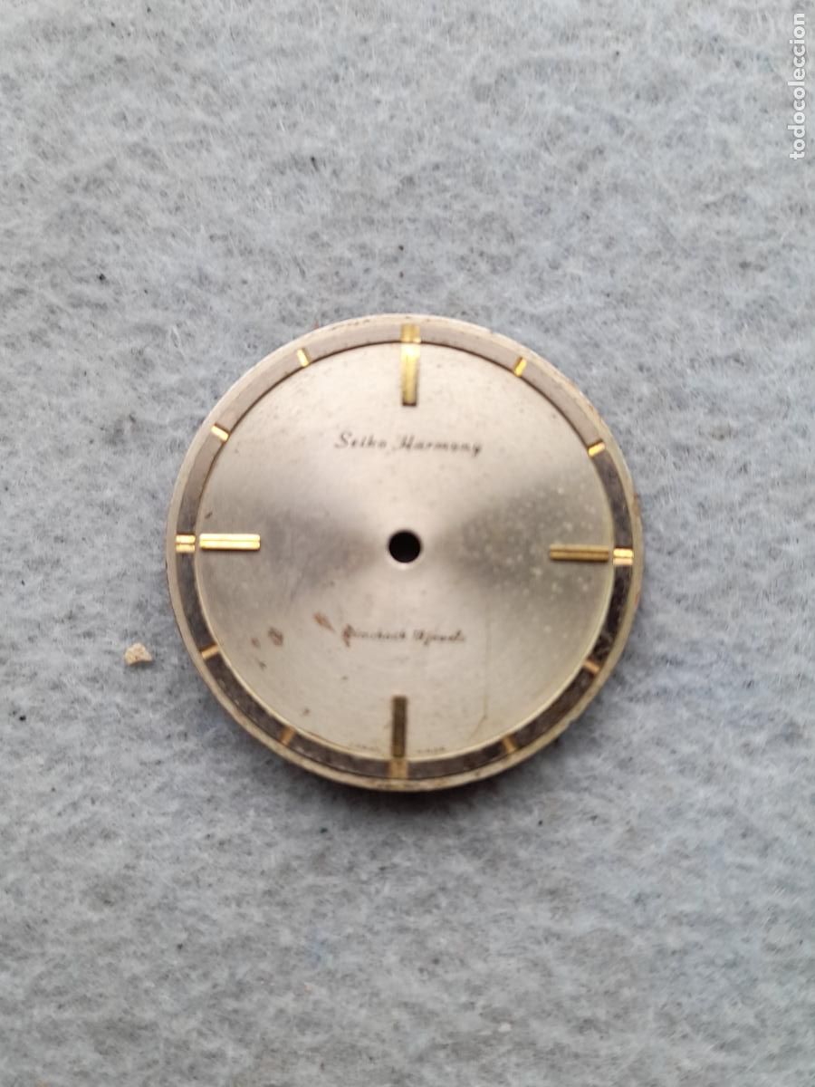 Pi&egrave;ces de rechange de montres et horloges: Seiko Harmony. Esfera para Reloj de Caballero. Japan made.