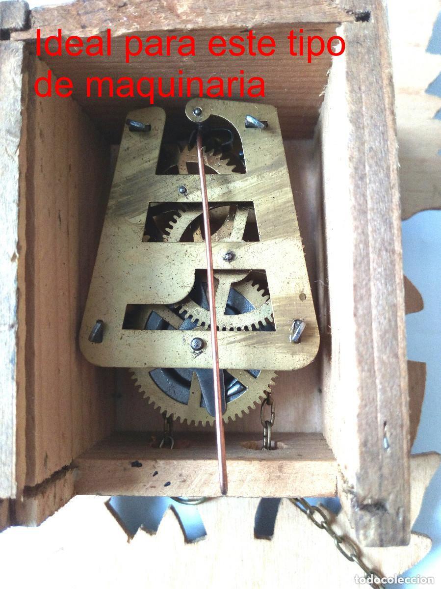 Recambios de relojes: ⏰ P&Eacute;NDULO MADERA PARA PEQUE&Ntilde;O RELOJ DE PARED. - Foto 2