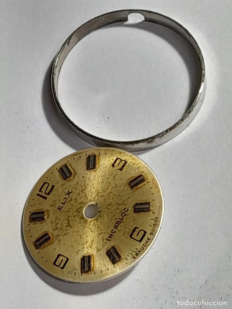 Pi&egrave;ces de rechange de montres et horloges: Eta - 2540 - esfera y bata de caja - (cd-7047)