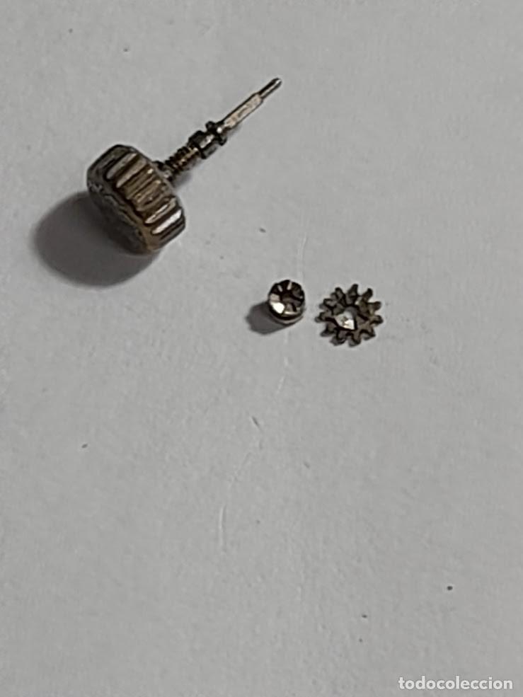 Ersatzteile f&uuml;r Uhren: Eta - 2540 - pi&ntilde;ones de remontuar + tija - (cd-7048)