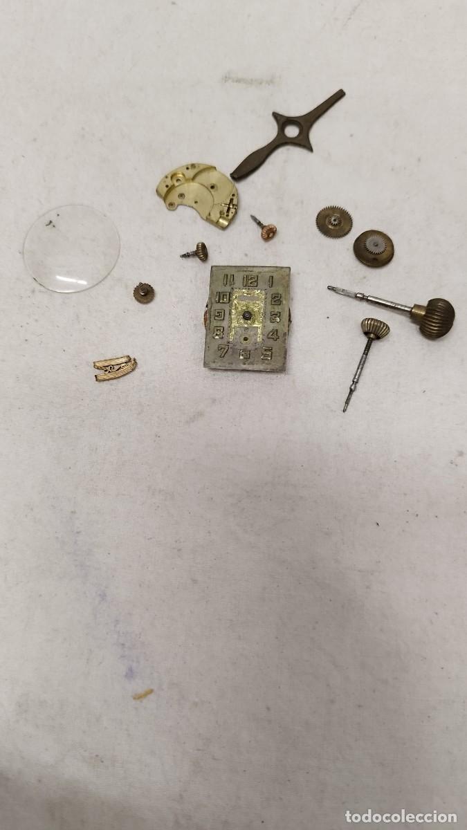 Recambios de relojes: Lote de antiguas piezas de reloj,para restaurar