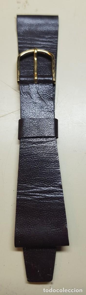 Pi&egrave;ces de rechange de montres et horloges: Correa o pulsera de cuero Marr&oacute;n de 20 mm. (NUEVA)