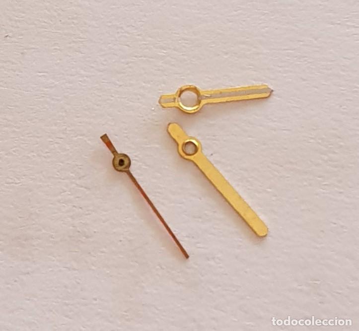 Pi&egrave;ces de rechange de montres et horloges: JUEGO AGUJAS Y SEGUNDERO CORNAVIN 3173