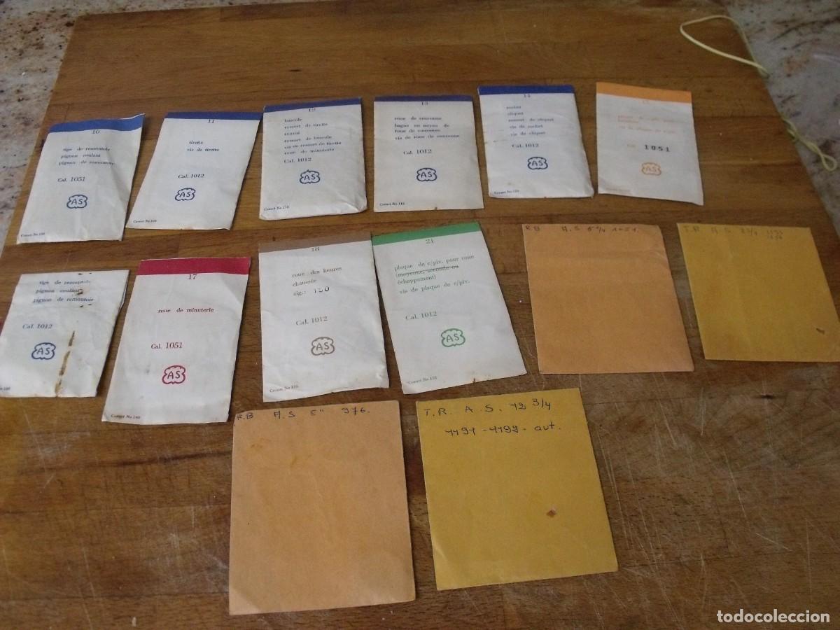 Ricambi di orologi: GRAN LOTE DE 14 BOLSITAS DE REPUESTOS DE RELOJERIA-lote 588