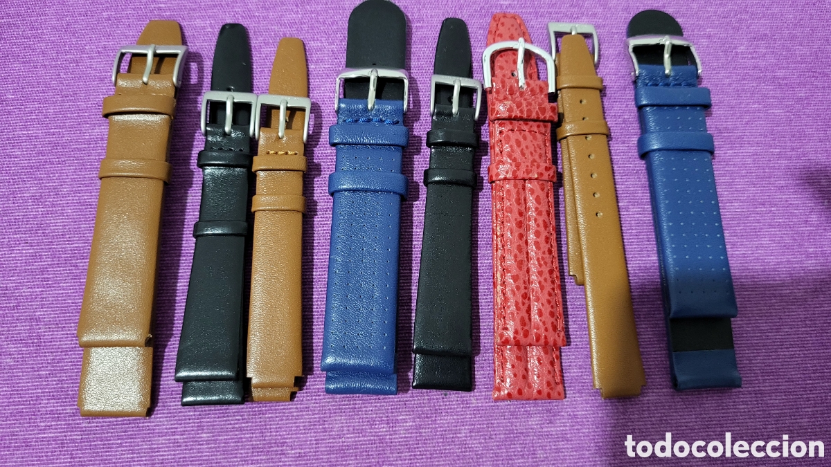 Pi&egrave;ces de rechange de montres et horloges: Correas cuero relojes nuevas
