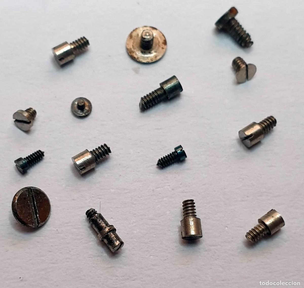 Spare Parts for Watches: TORNILLOS RELOJ HALCON - CA. UT 176 - IMAGEN REAL AMPLIADA - X
