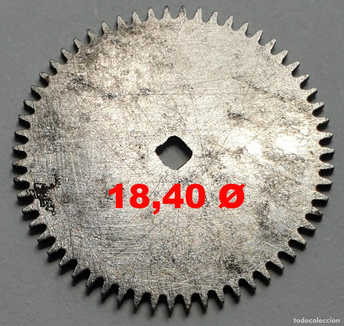 Spare Parts for Watches: ENGRANAJE DE RELOJ - DIAMETRO 18,40 - IMAGEN REAL AMPLIADA - X