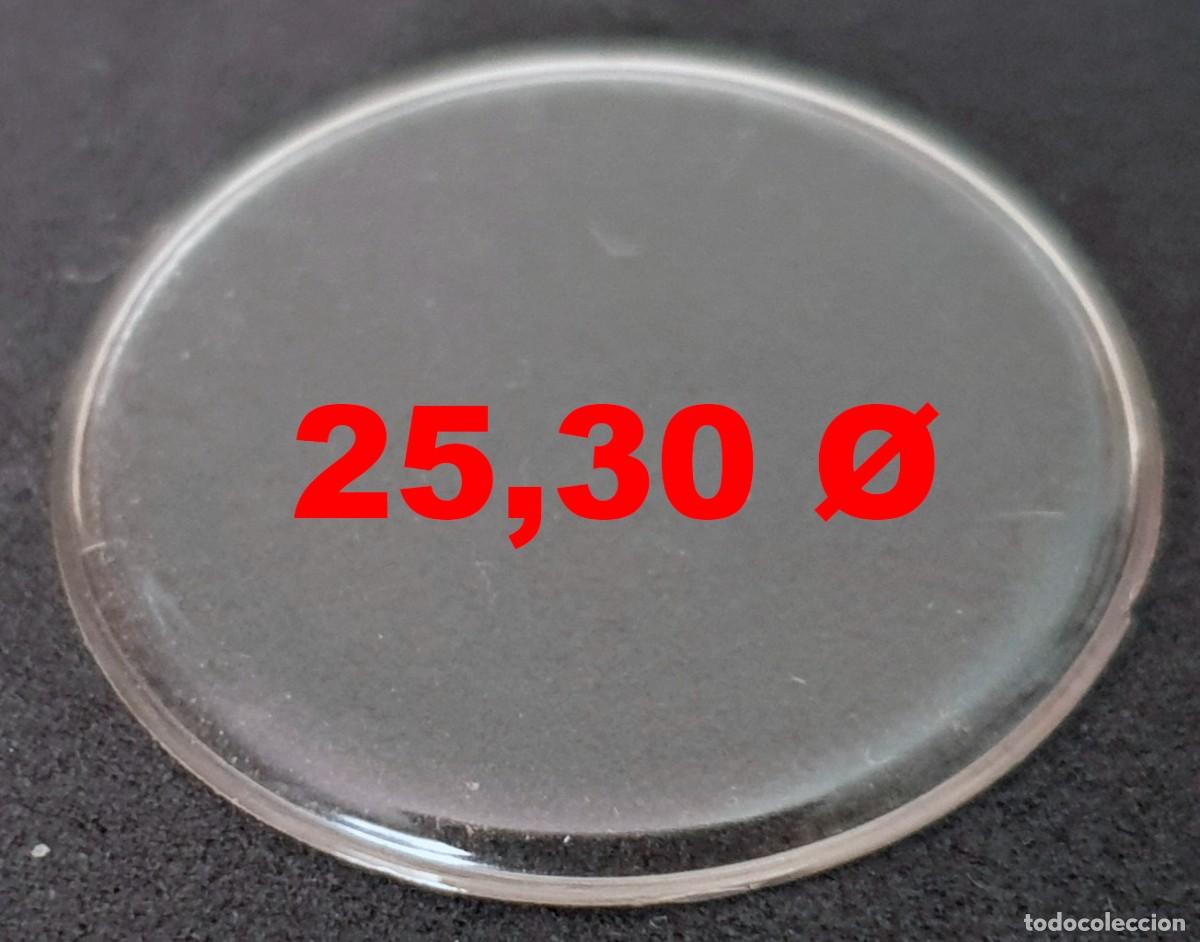 Spare Parts for Watches: CRISTAL DE RELOJ EN DIAMETRO 25,30 - Plexiglas - X
