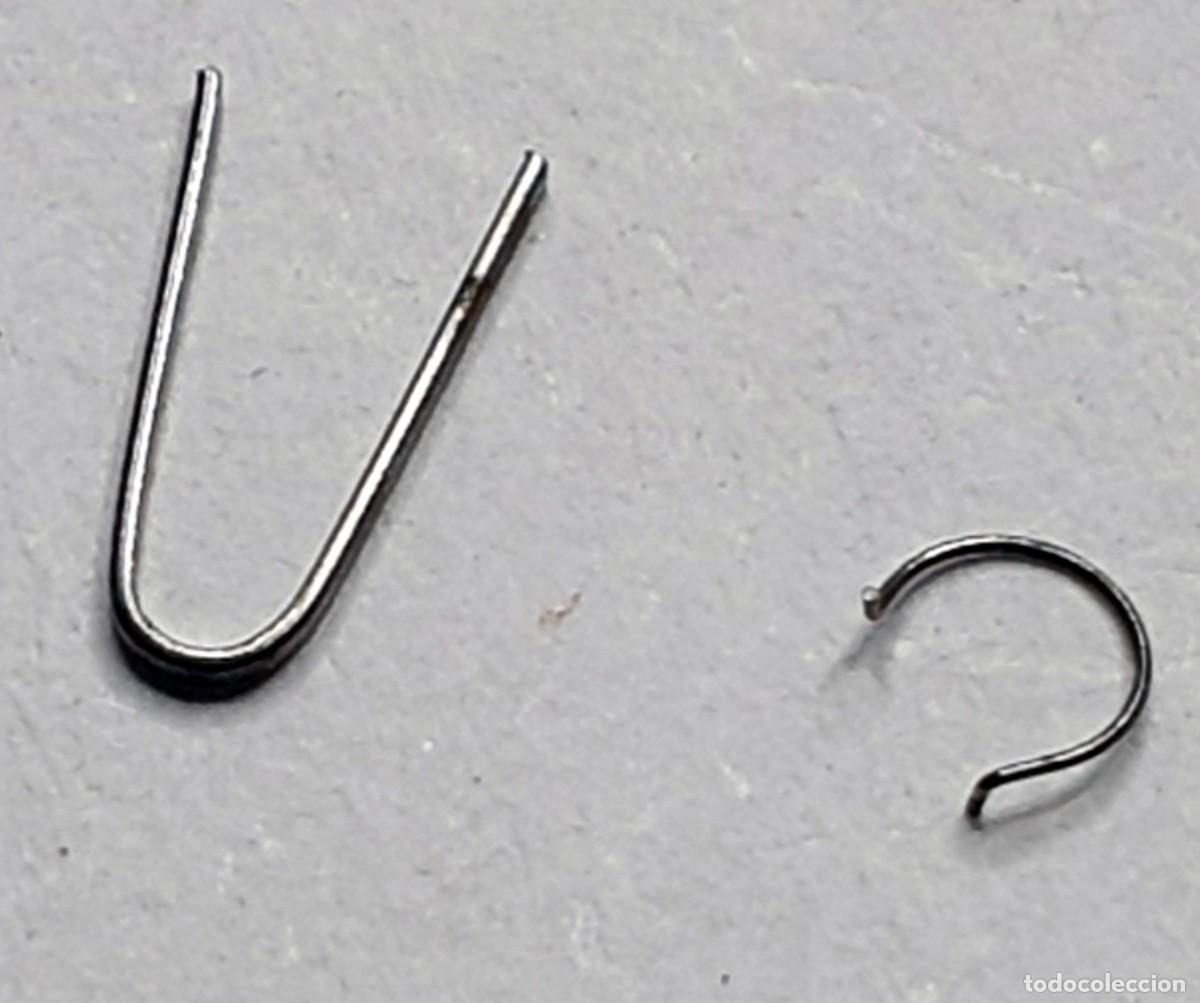 Pe&ccedil;as de reposi&ccedil;&atilde;o de rel&oacute;gios: RESORTES DE RELOJ HALCON UT 1977 - FOTO REAL AMPLIADA - X