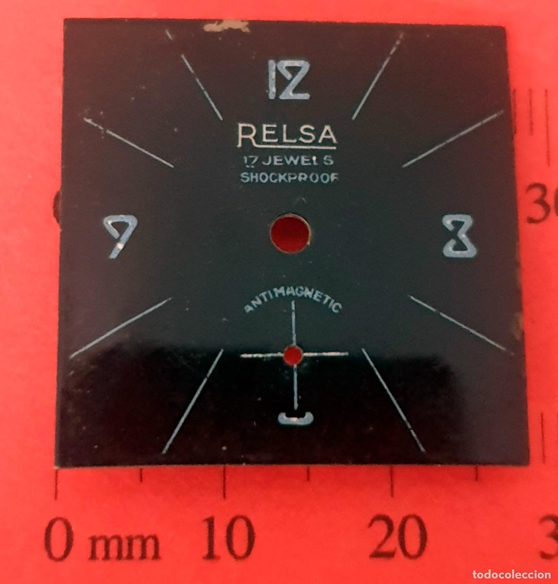 Spare Parts for Watches: ESFERA - DIAL RELOJ RELSA - MEDIDAS : VER FOTOS - X