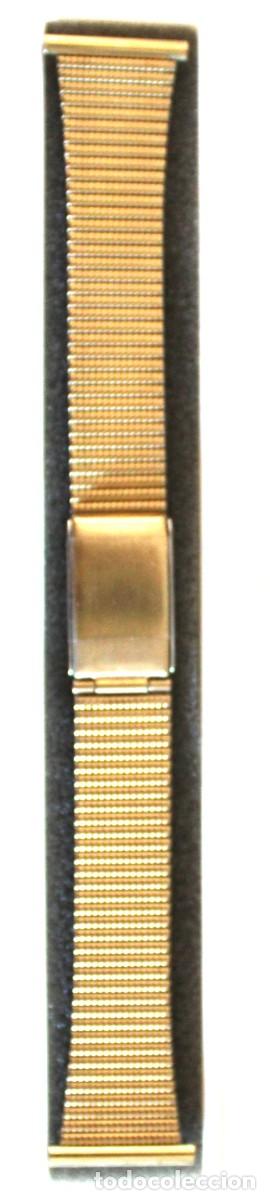 Pi&egrave;ces de rechange de montres et horloges: CORREA MAYA DORADA &rdquo;ROWI STAINLESS STEEL DBGM 8526887&rdquo; PARA RELOJ DE PULSERA