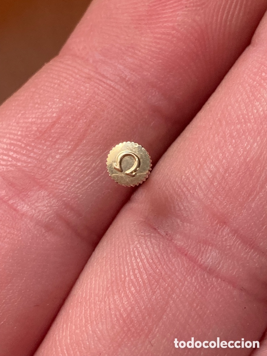 Recambios de relojes: Corona reloj omega ba&ntilde;o de oro