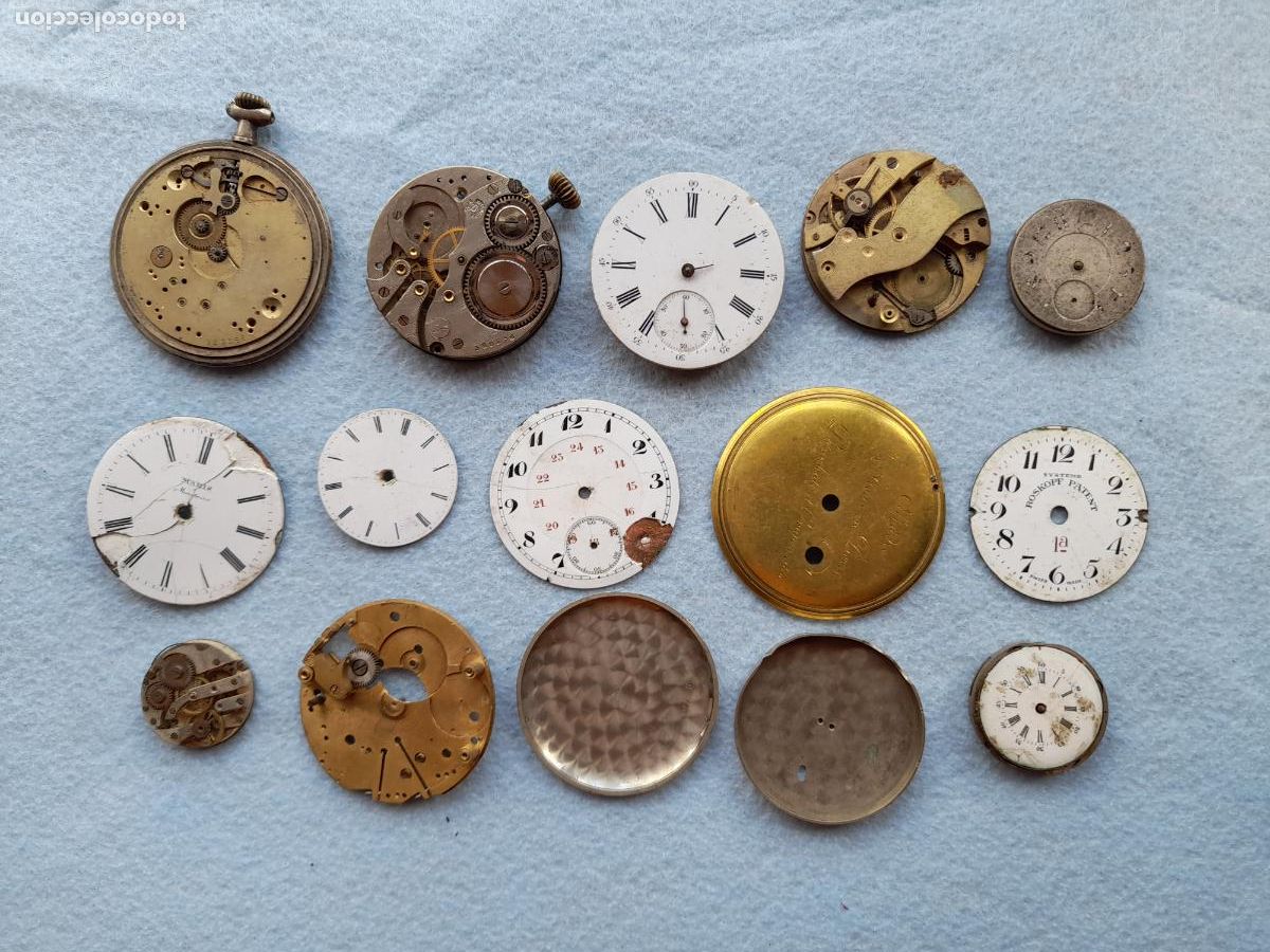 Recambios de relojes: Despiece de Relojes de Bolsillo Antiguos.