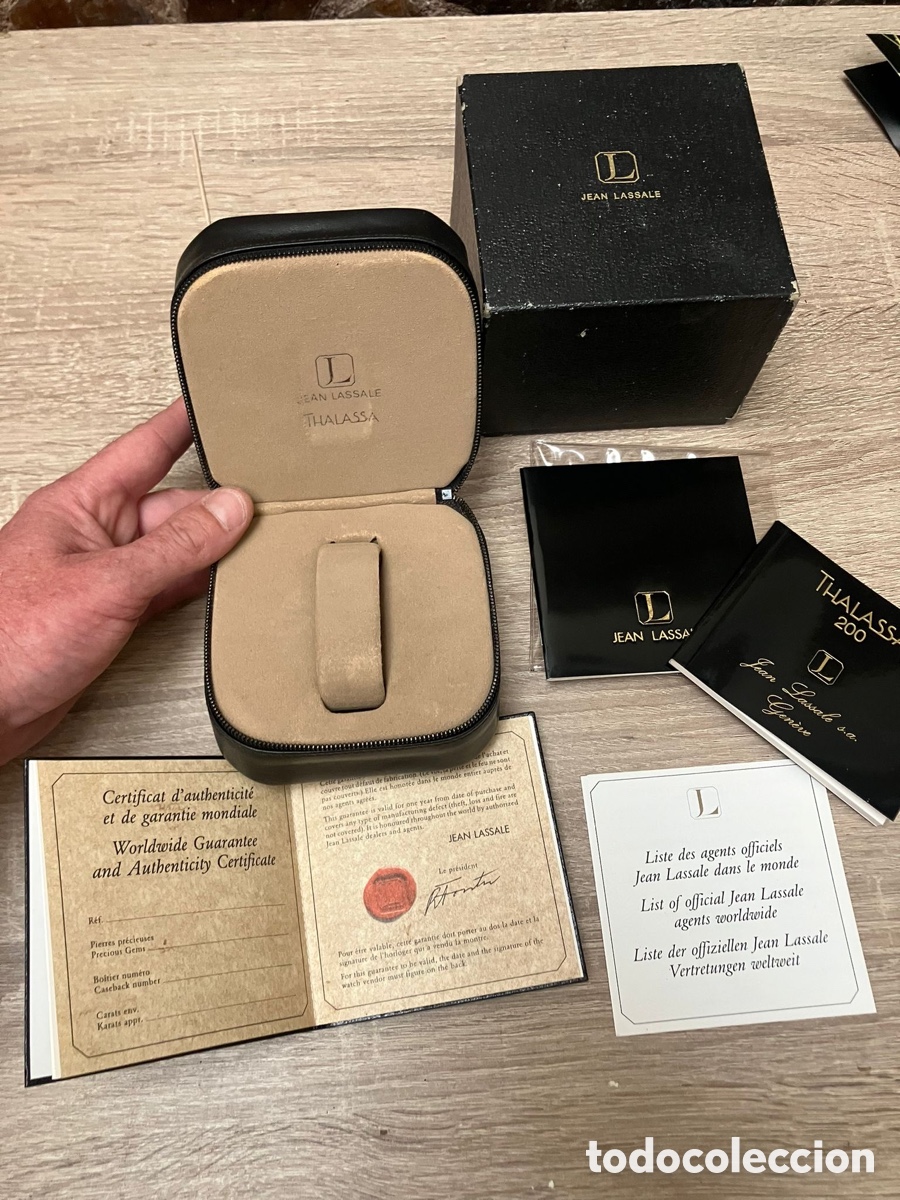 Pe&ccedil;as de reposi&ccedil;&atilde;o de rel&oacute;gios: Estuche reloj jean lassale full con garant&iacute;a a estrenar