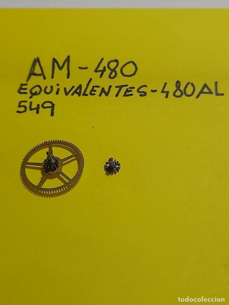 Pi&egrave;ces de rechange de montres et horloges: Rda. de centro y ca&ntilde;&oacute;n de minutos - (cd-6880)