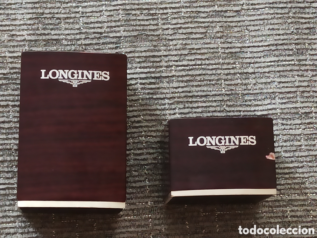 Pi&egrave;ces de rechange de montres et horloges: LOTE PAREJA DE SOPORTE PEANA DISPLAY DE RELOJ LONGINES. VER FOTOGRAFIAS.