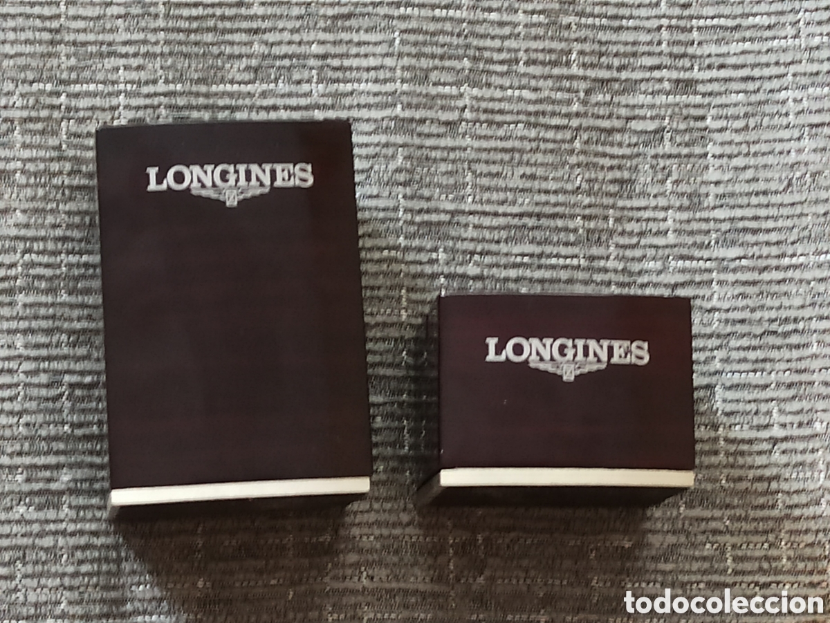 Pi&egrave;ces de rechange de montres et horloges: LOTE PAREJA DE SOPORTE PEANA DISPLAY DE RELOJ LONGINES. VER FOTOGRAFIAS.