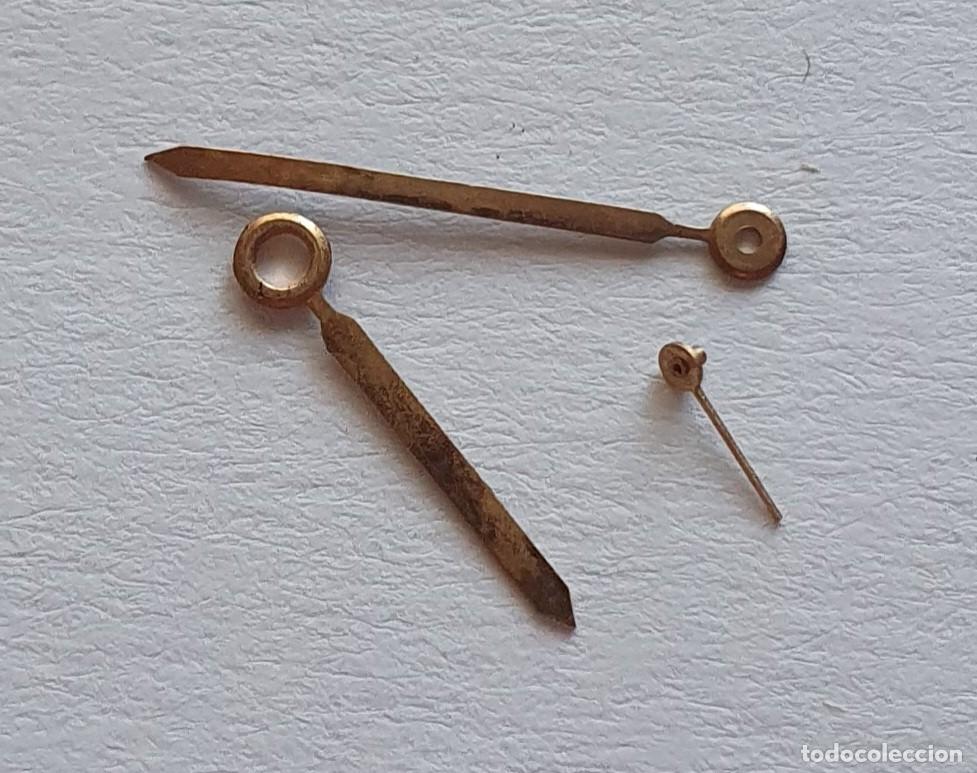 Recambios de relojes: JUEGO AGUJAS Y SEGUNDERO reloj FEF 290