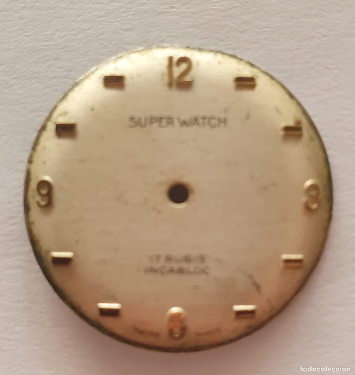 Ersatzteile f&uuml;r Uhren: esfera reloj PARA PESEUX 7040-7060