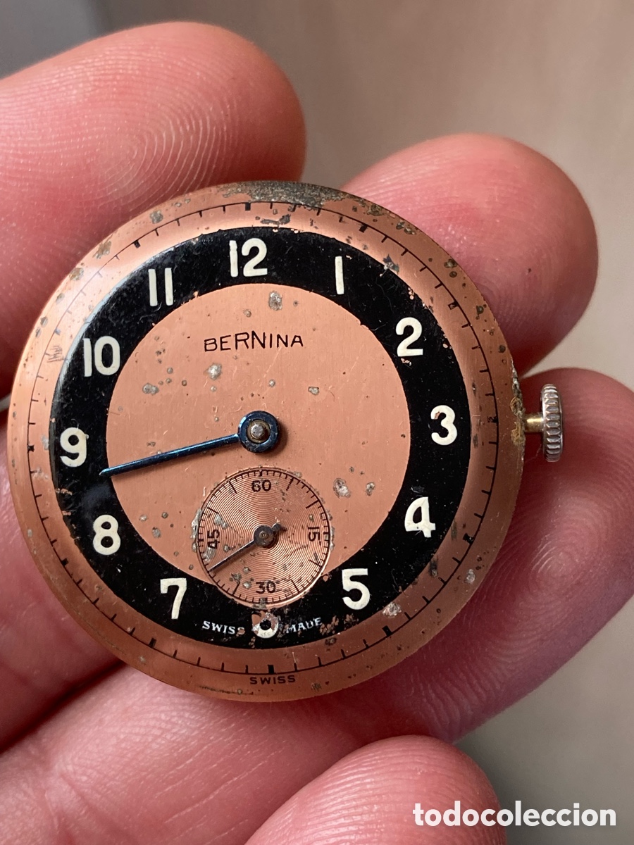 Ersatzteile f&uuml;r Uhren: Calibre reloj cuerda con esfera