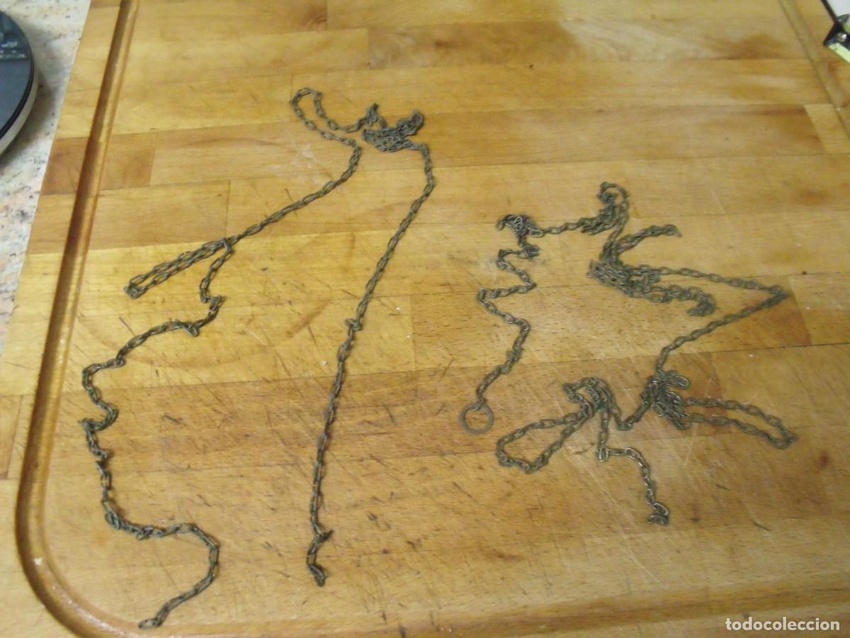 Pi&egrave;ces de rechange de montres et horloges: 2 cadenas antiguas para cuco-lote 603