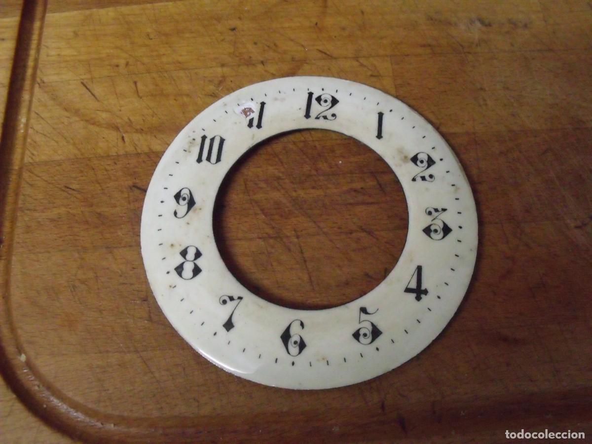 Pi&egrave;ces de rechange de montres et horloges: ANTIGUA SEMIESFERA EN PORCELANA PARA RELOJ PARED-LOTE 603