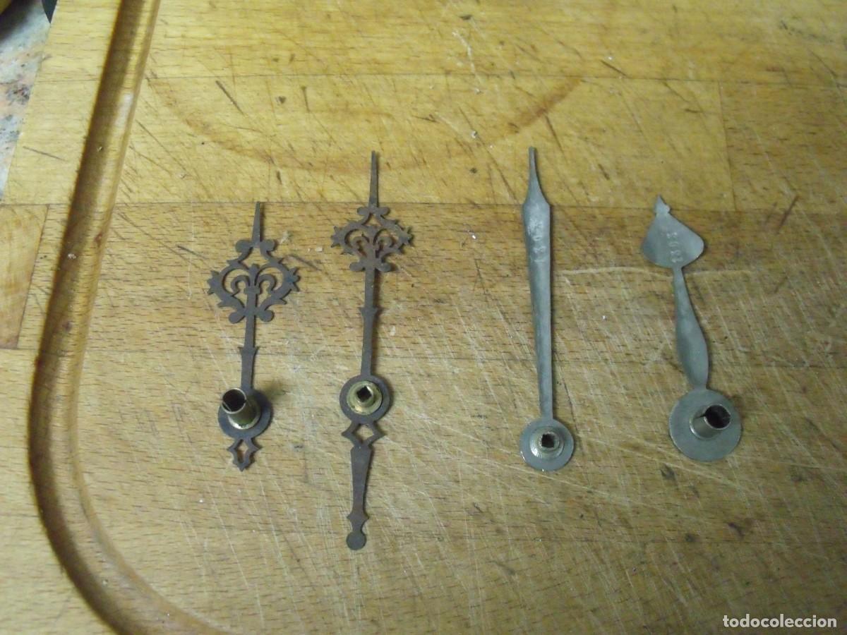 Pi&egrave;ces de rechange de montres et horloges: 2 parejas agujas para reloj alfonsino y de pared-lote 604