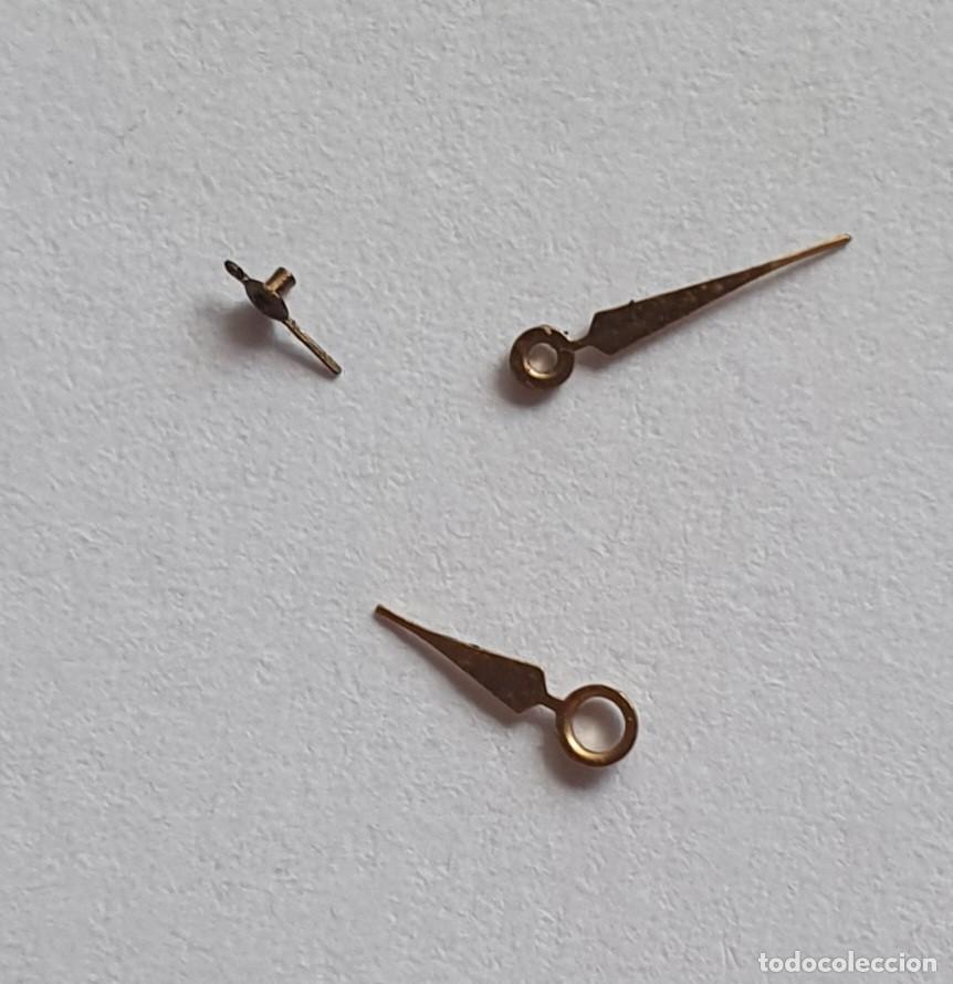 Pe&ccedil;as de reposi&ccedil;&atilde;o de rel&oacute;gios: JUEGO AGUJAS Y SEGUNDERO reloj BFG 910