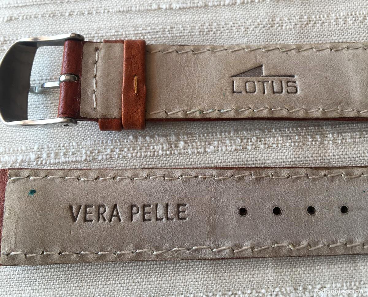 Recambios de relojes: Correa de piel Lotus - Foto 3