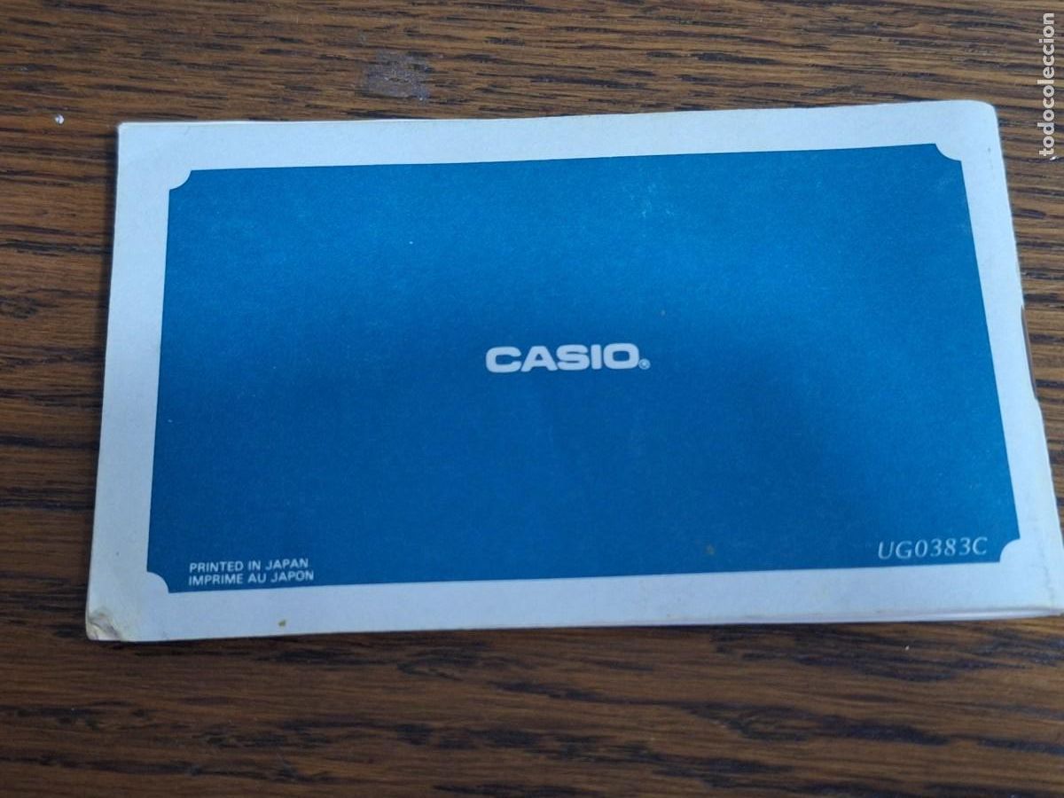 Recambios de relojes: Certificado de garant&iacute;a Casio 305 . - Foto 2
