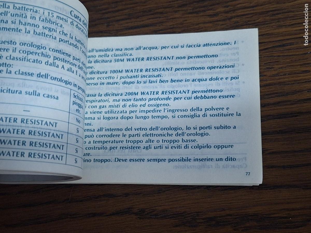 Recambios de relojes: Certificado de garant&iacute;a Casio 305 . - Foto 6