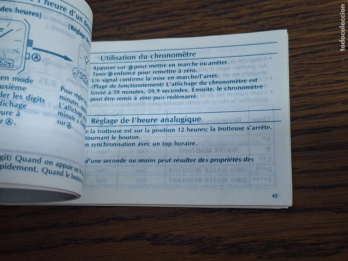 Recambios de relojes: Certificado de garant&iacute;a Casio 305 . - Foto 9
