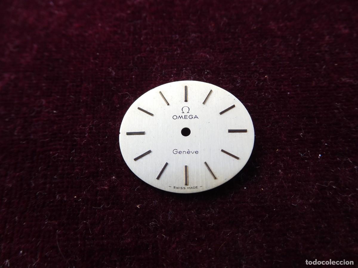 Spare Parts for Watches: Esfera original Omega Geneve dorada