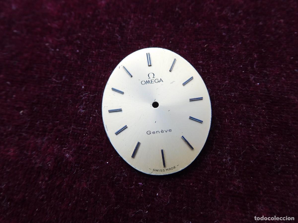 Spare Parts for Watches: Esfera original Omega Geneve dorada