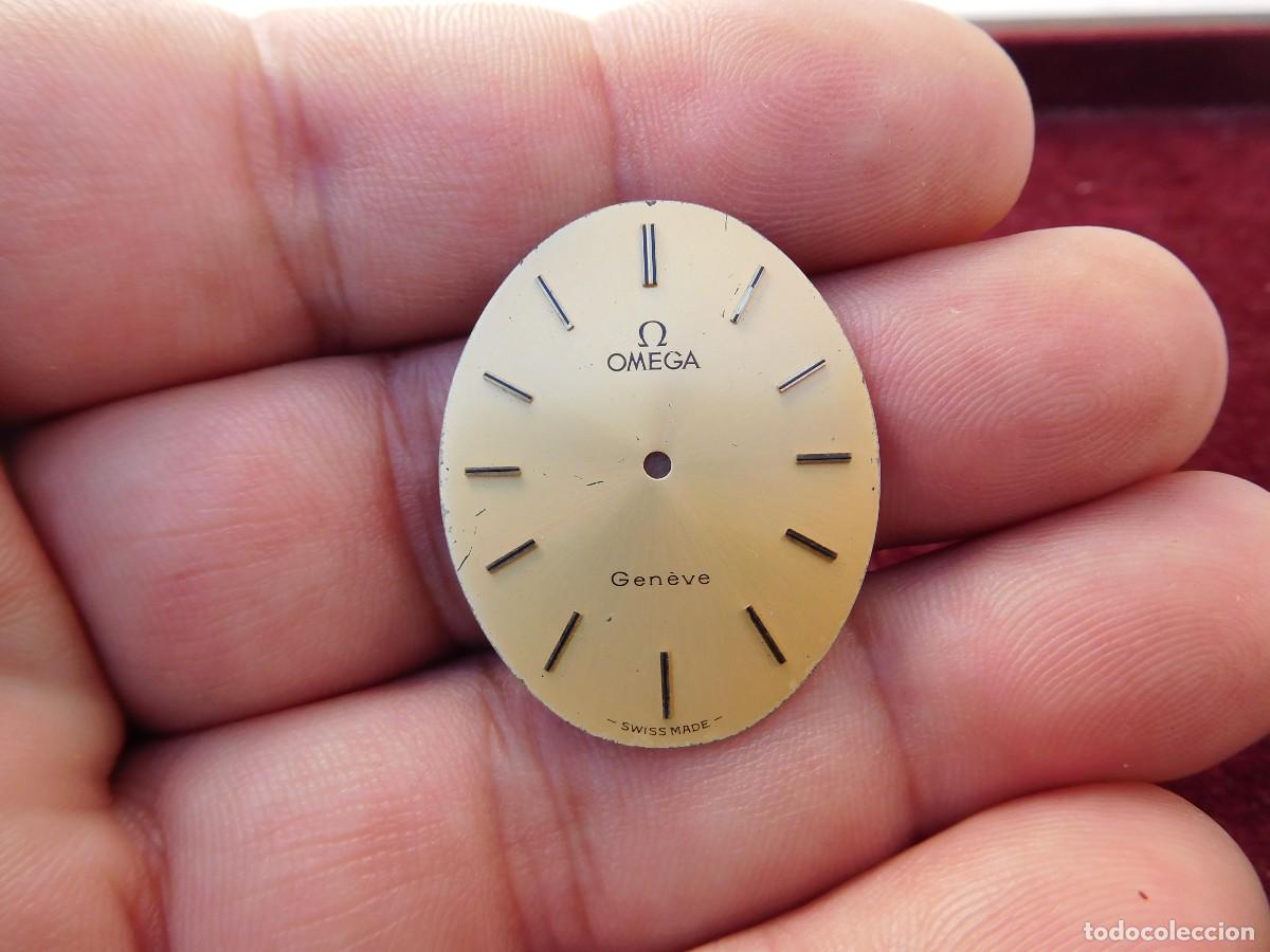 Spare Parts for Watches: Esfera original Omega Geneve dorada