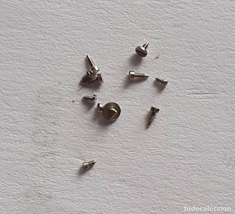 Pe&ccedil;as de reposi&ccedil;&atilde;o de rel&oacute;gios: LOTE TORNILLOS LONGINES 320