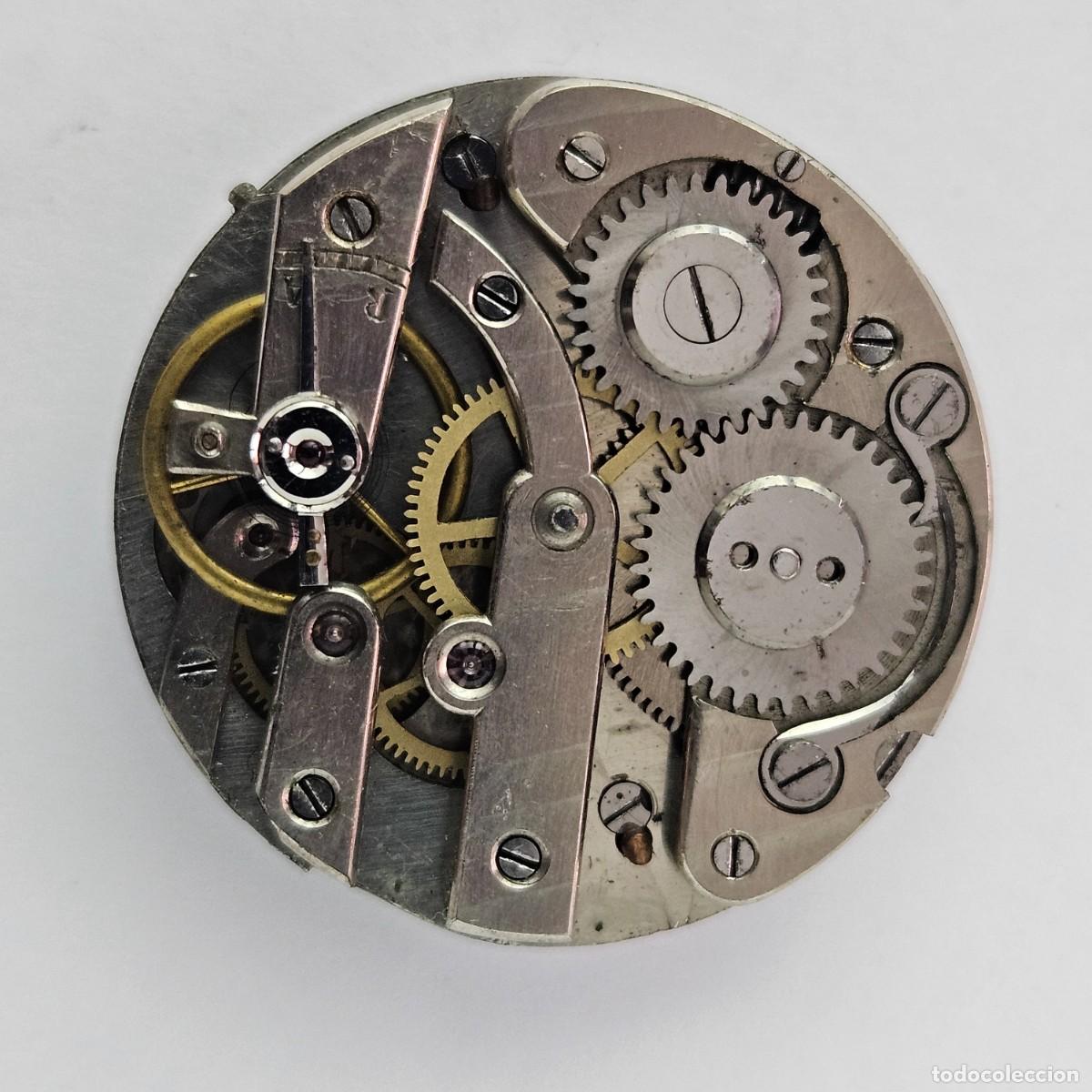 Pi&egrave;ces de rechange de montres et horloges: MAQUINARIA O MOVIMIENTO RELOJ DE BOLSILLO-ESFERA PORCELANA-AGUJAS-DIAMETRO &Oslash; 29,15 MM-PPIOS. 1900