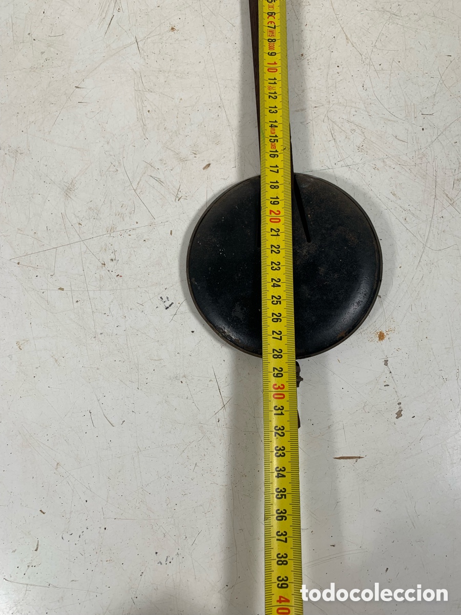 Recambios de relojes: 01_ Antiguo pendulo para reloj de pared - Foto 5