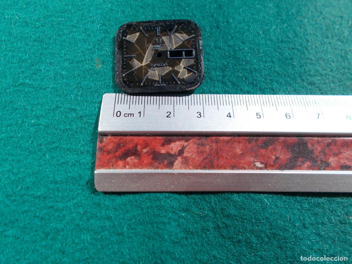 Recambios de relojes: DIAL CUADRADO SQUARE DIAL OMEGA CONSTELLATION SIPODER FOR SPARE PARA RESTAURAR CAJAMADERA - Foto 3