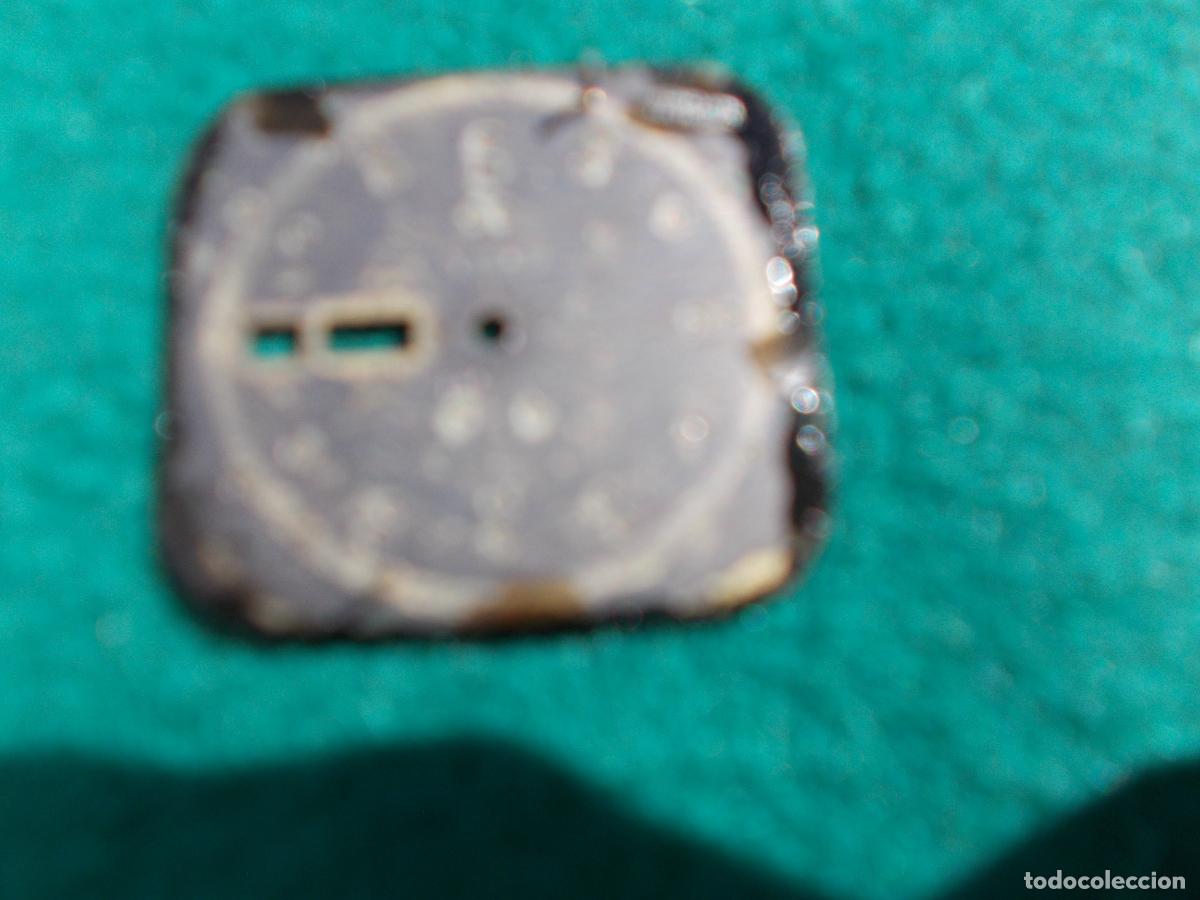 Recambios de relojes: DIAL CUADRADO SQUARE DIAL OMEGA CONSTELLATION SIPODER FOR SPARE PARA RESTAURAR CAJAMADERA - Foto 4
