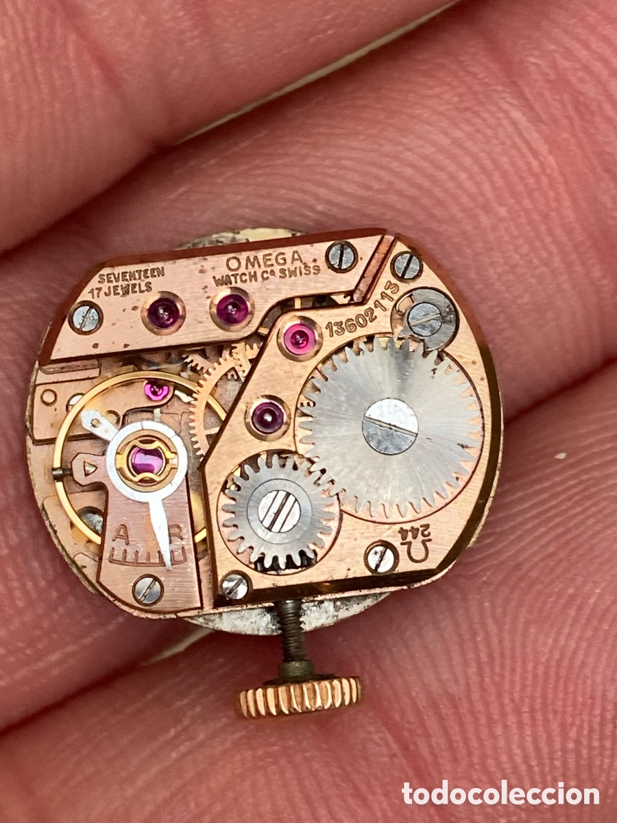 Recambios de relojes: Calibre reloj omega ref 245 completo - Foto 3