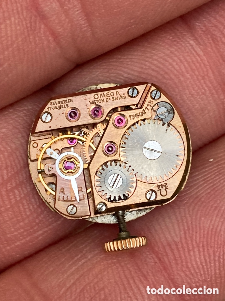 Recambios de relojes: Calibre reloj omega ref 245 completo - Foto 5