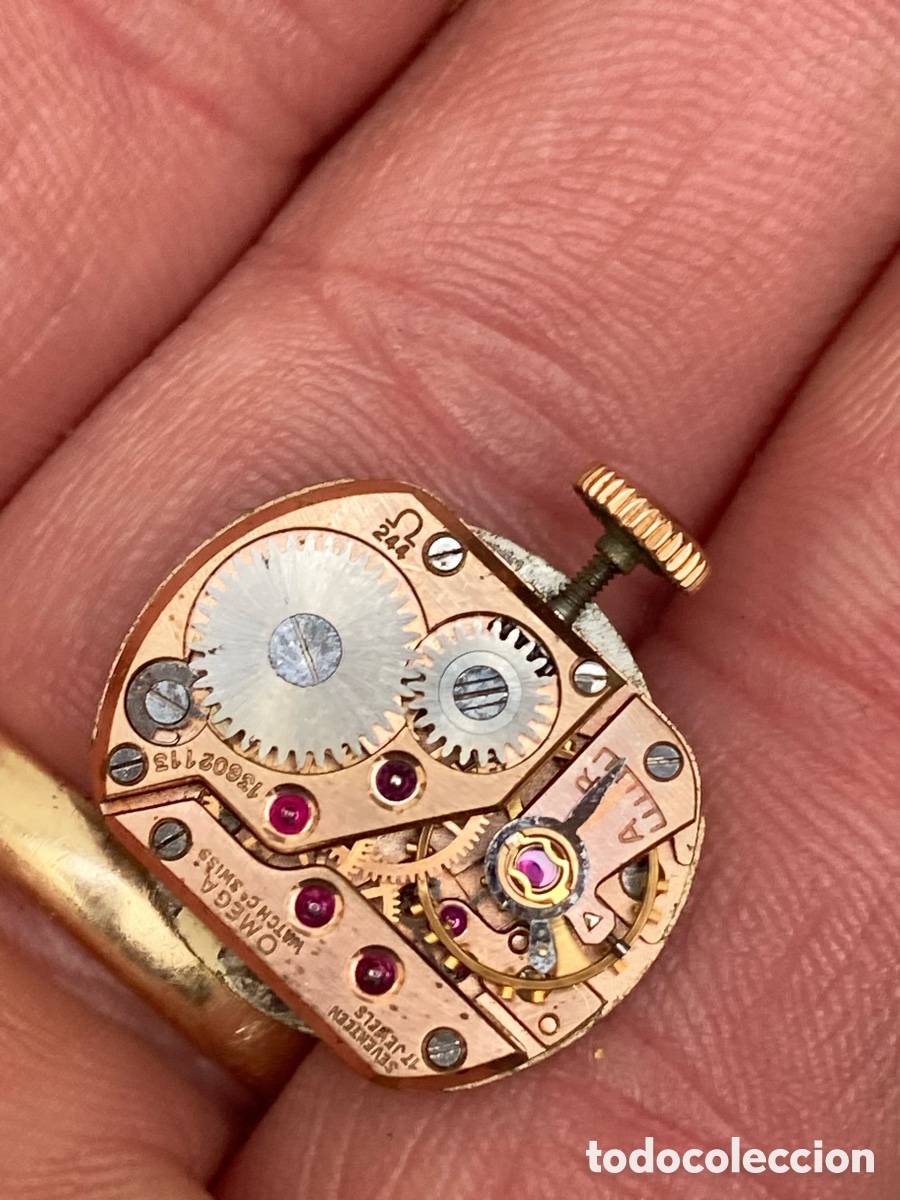 Recambios de relojes: Calibre reloj omega ref 245 completo - Foto 6