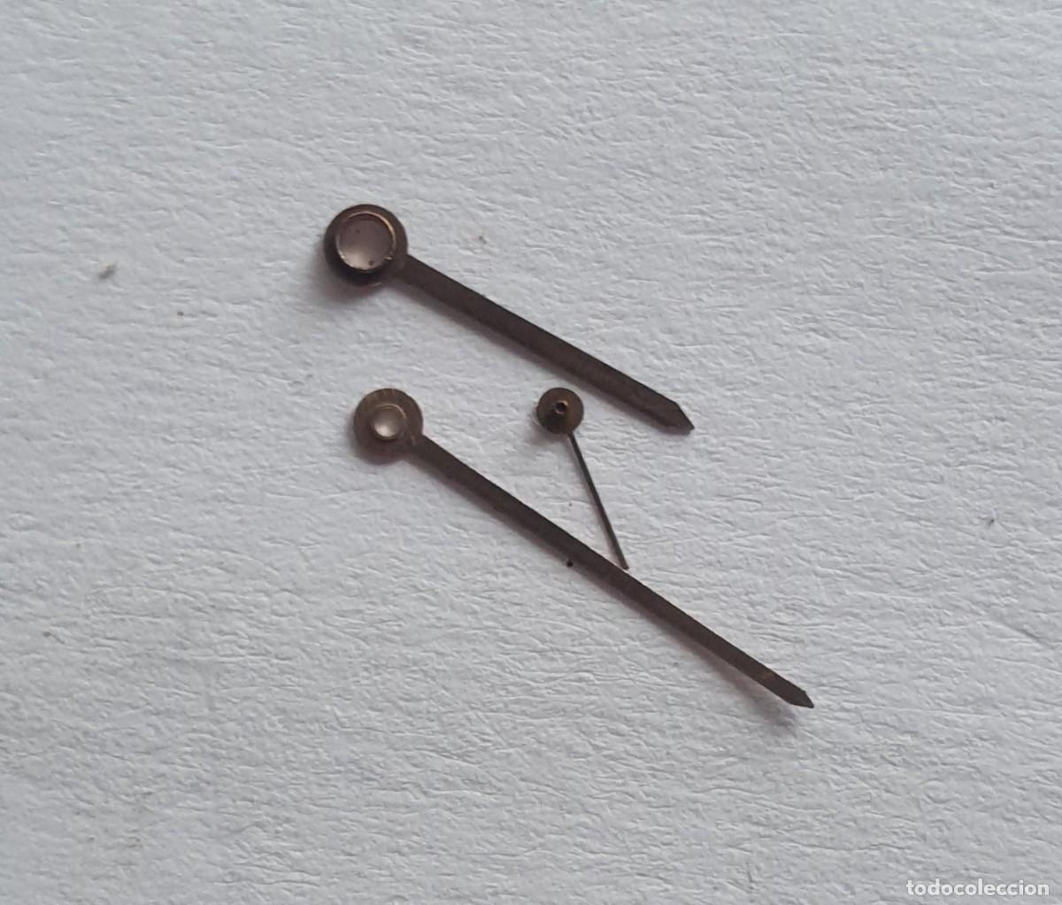 Pi&egrave;ces de rechange de montres et horloges: JUEGO AGUJAS Y SEGUNDERO AS 1203