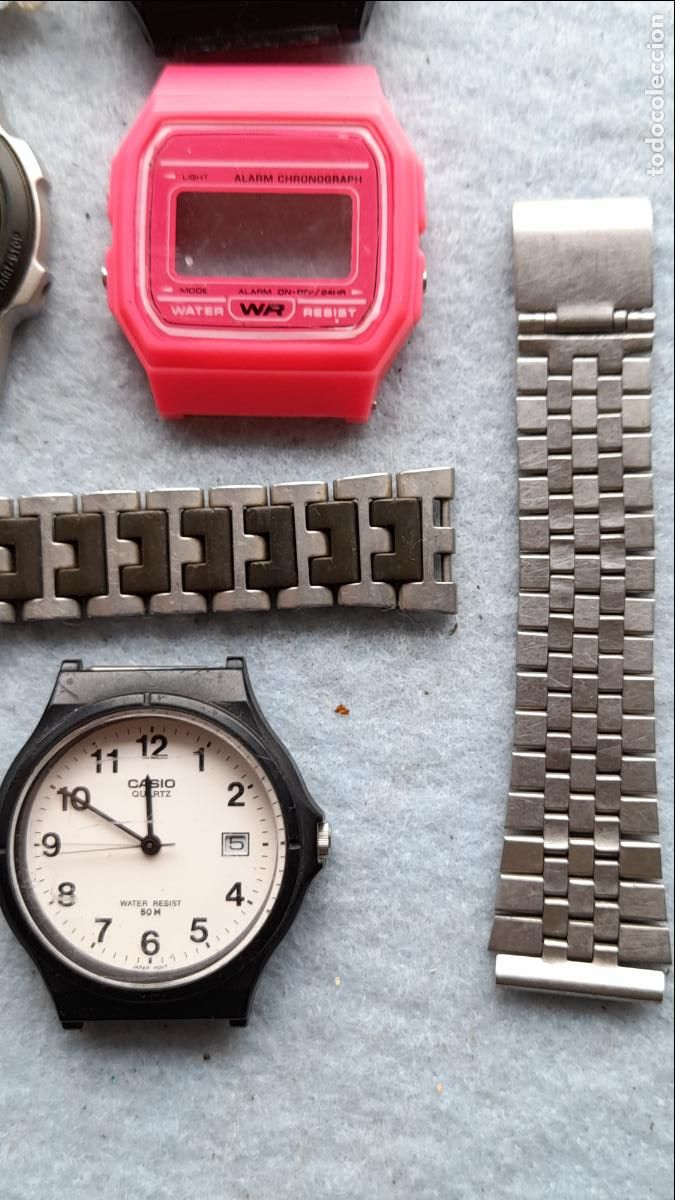 Recambios de relojes: Casio. Lote de Relojes + Piezas. - Foto 3
