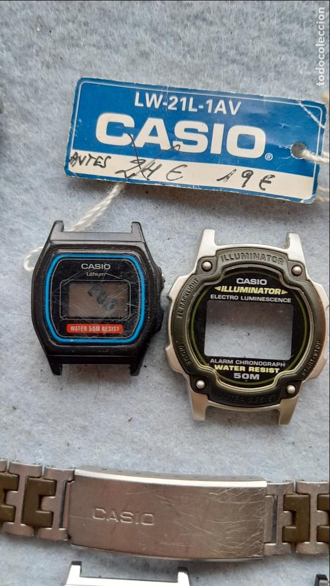 Recambios de relojes: Casio. Lote de Relojes + Piezas. - Foto 4