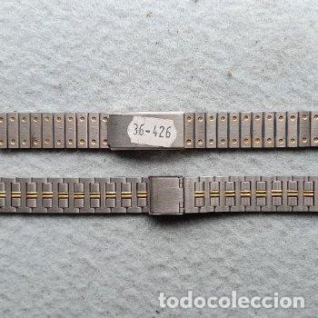 Pe&ccedil;as de reposi&ccedil;&atilde;o de rel&oacute;gios: Lote de 2 Pulseras para Reloj de Caballero.