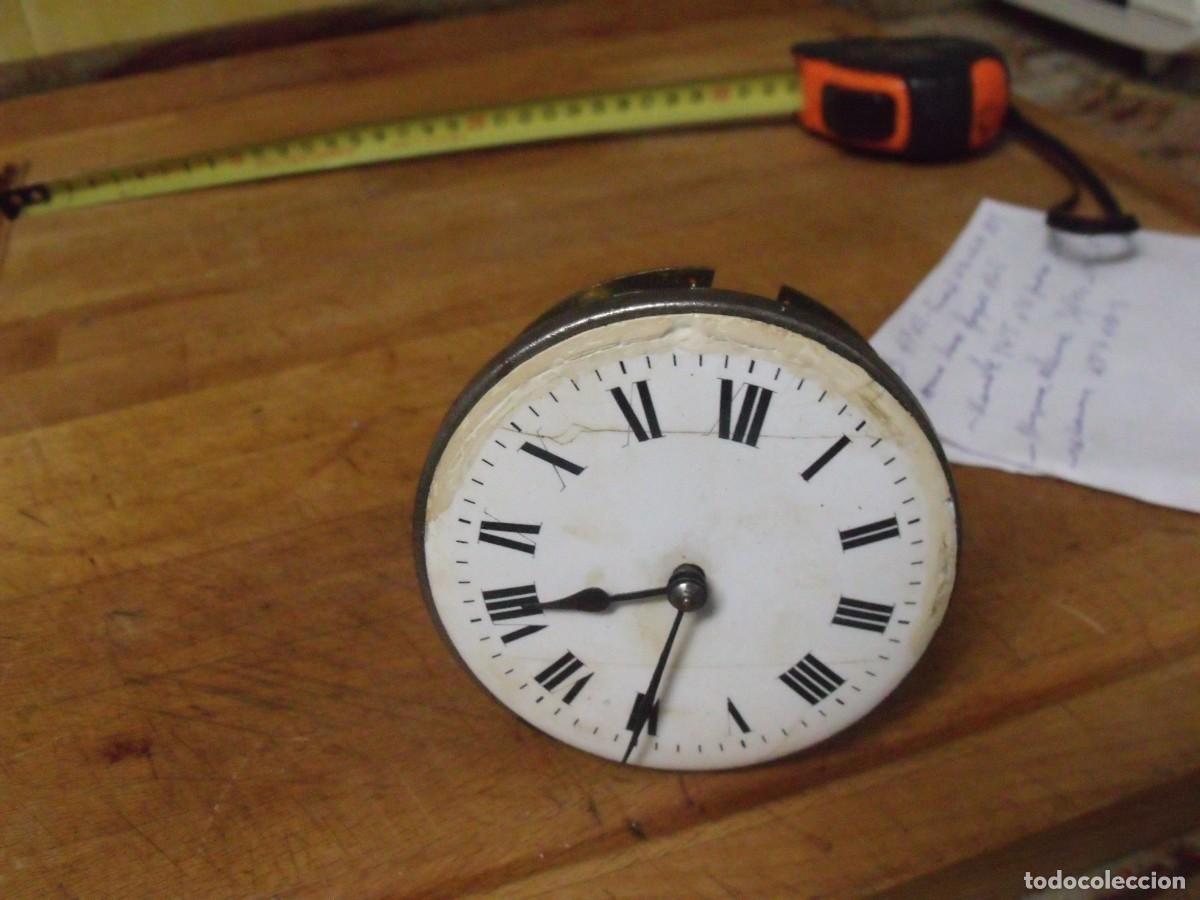 Ricambi di orologi: antigua maquinaria tipo despertador a&ntilde;o 1910-esfera porcelana-lote 610